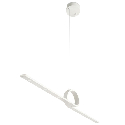 Curl White LED Bar Pendant